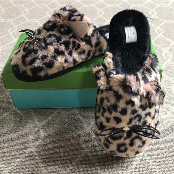 kate spade Shoes - Kate Spade Leopard Belindy Slippers